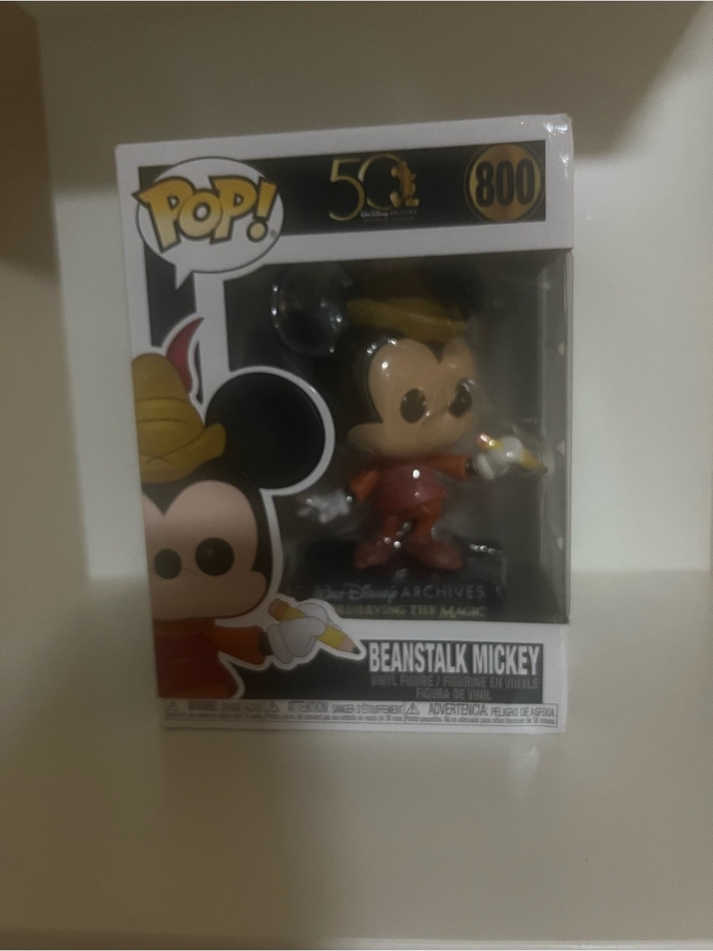 Funko Beanstalk Mickey - Red, Black & Gold Vinyl Figure